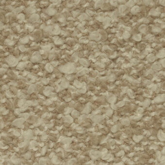 Vellus fabric texture, beige and cream looped pile, uneven surface with varied loop heights, warm neutral tone, studio lighting.